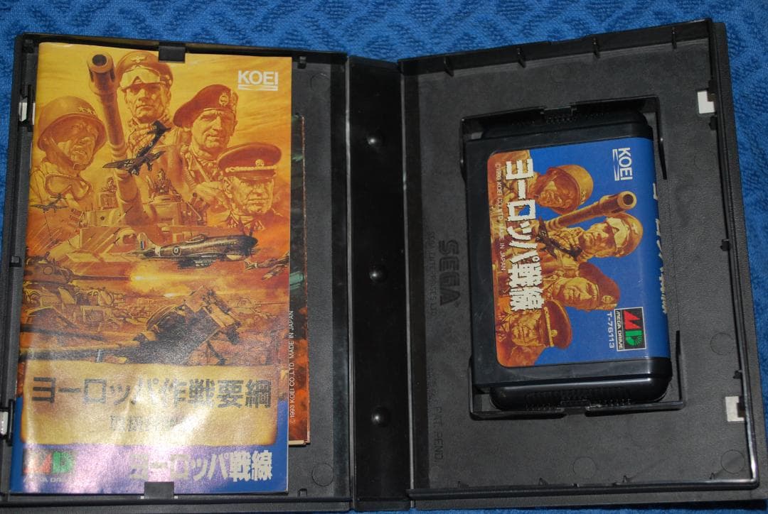 メガドライブソフト中古動作品「ヨーロッパ戦線」の出品です。