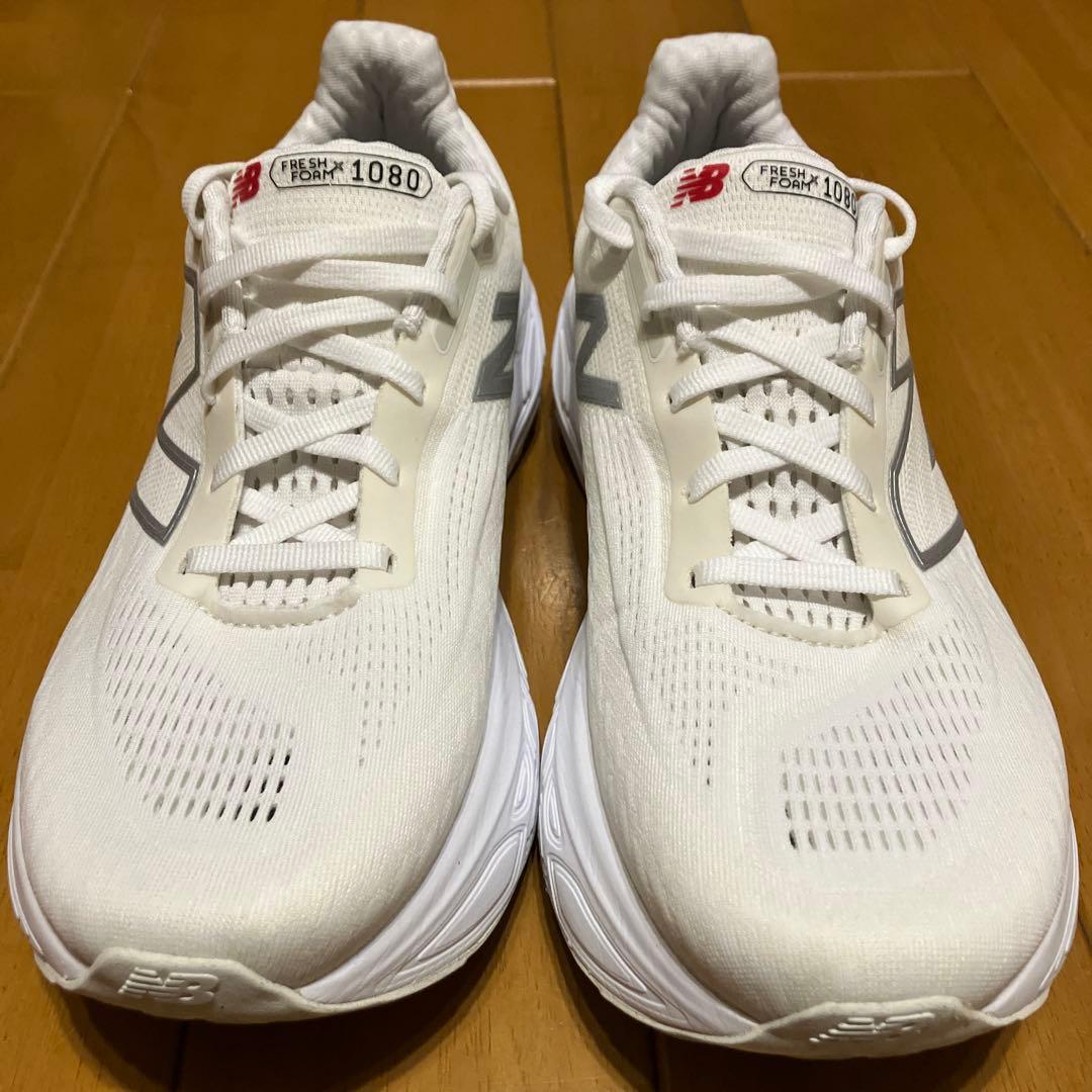 New Balance 1080 V14ホワイト 25.5