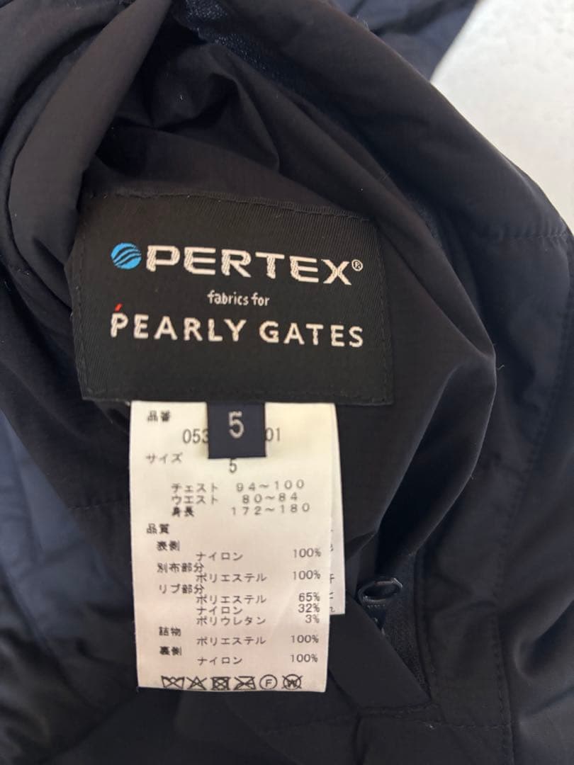 PEARLY GATES ネイビー ジャケット 89 PERTEX