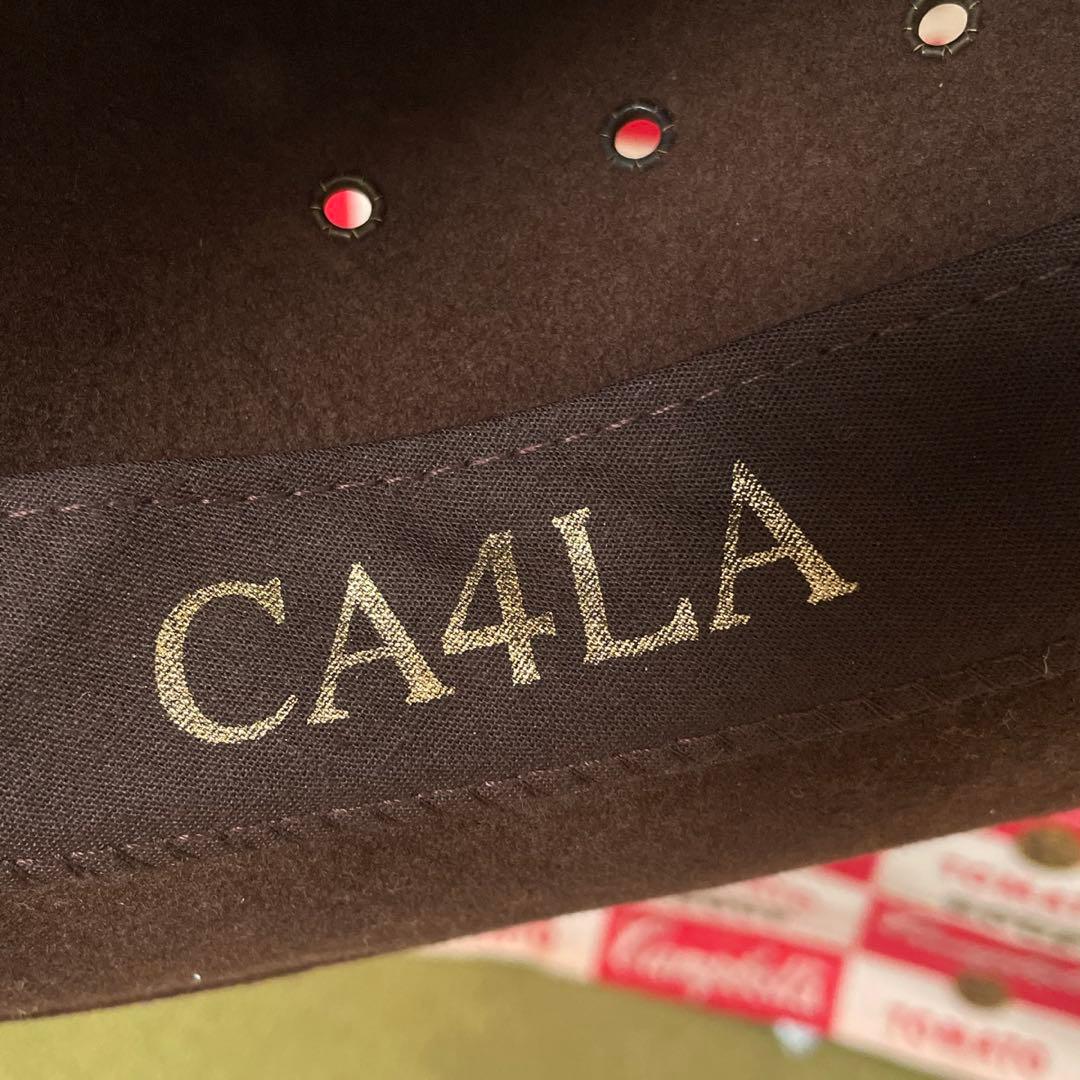 希少★ペンドルトン×CA4LA★中折れハット★USA製★ブラウン★L★カシラ