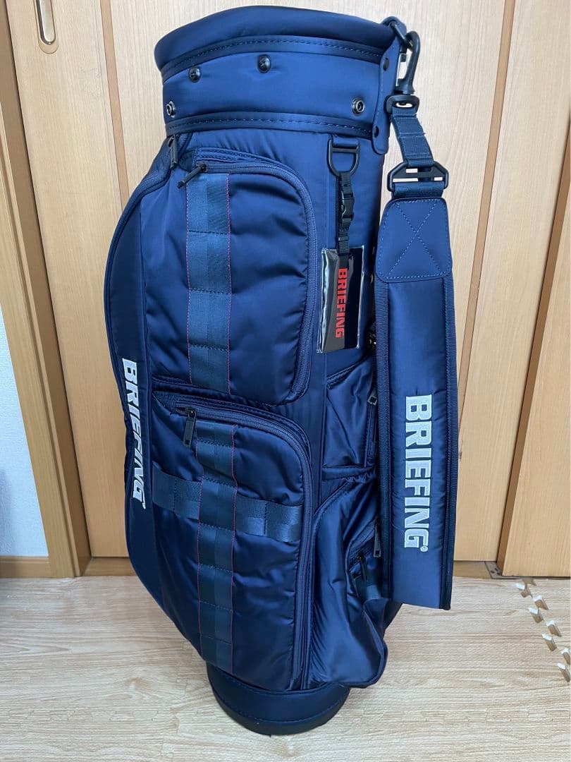 BRIEFING キャディバッグ ECO TWILL CR-6#02 ネイビー