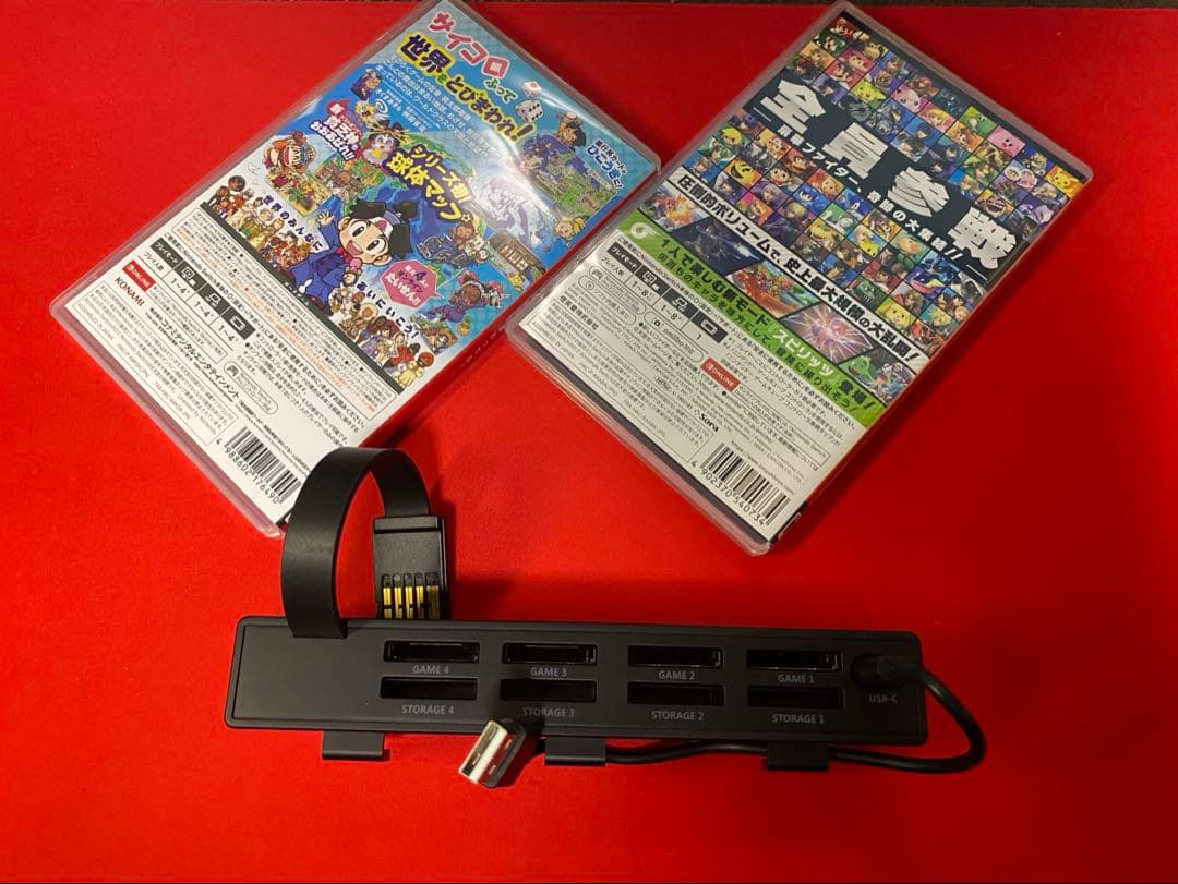 冬*佳様 Switch スマブラ＋桃鉄ソフト【美品】＋多機能カードリーダー切り替