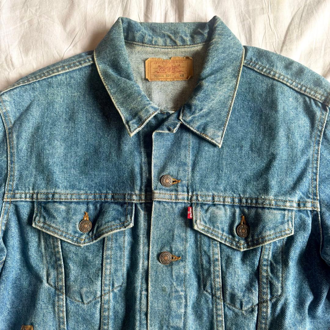 80s USA製 Levi’s 70506-0217 デニムジャケット刻印527