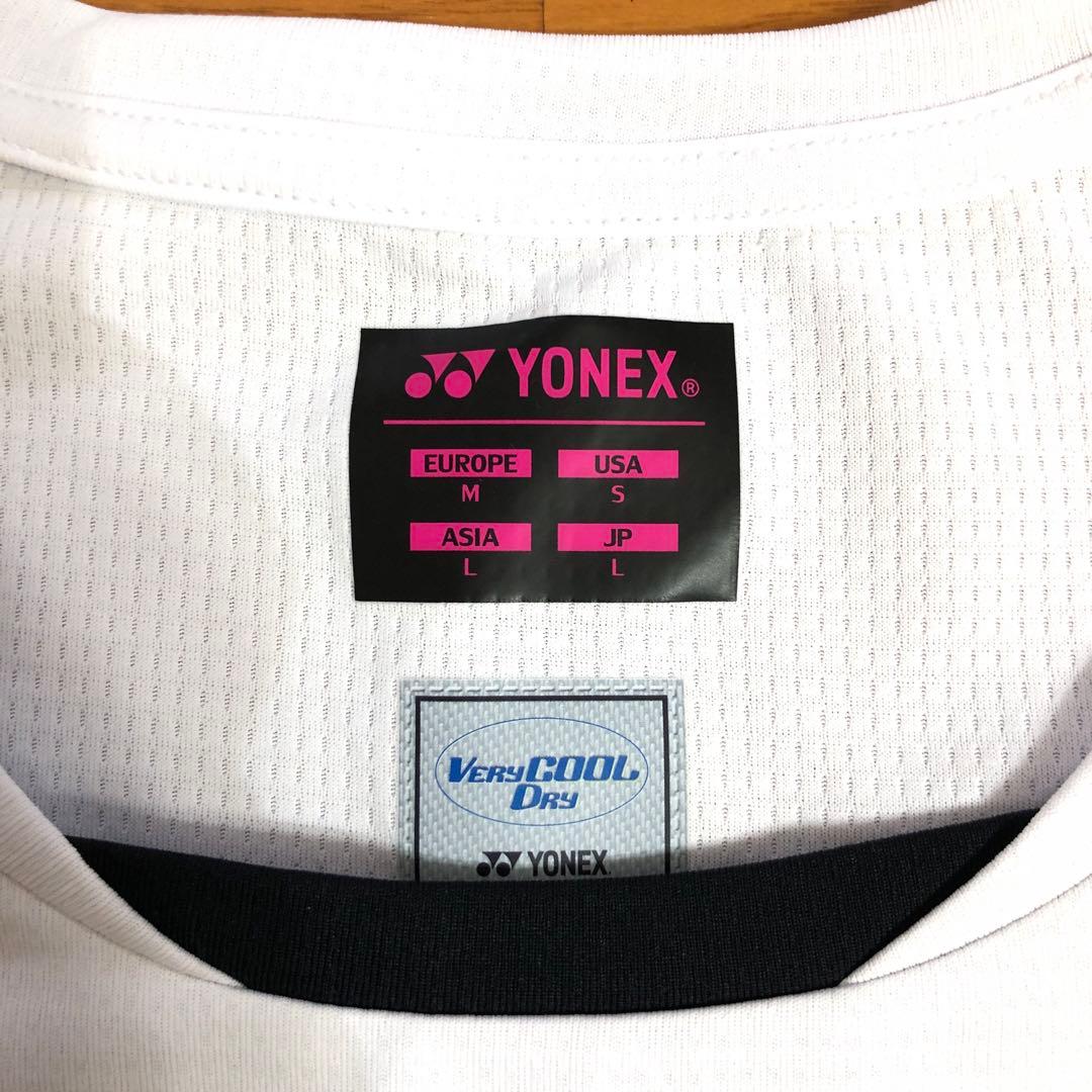 YONEX ヨネックス　WOMEN ゲームシャツ　ホワイト　Lサイズ