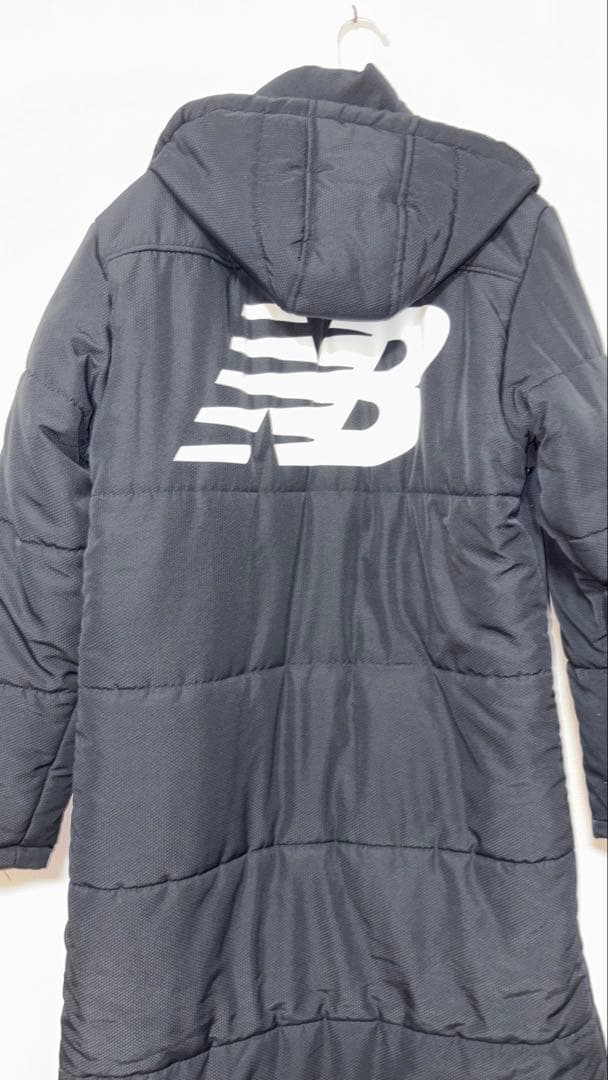 New Balance ベンチコート 160 JPN ブラック 使用感少なめ