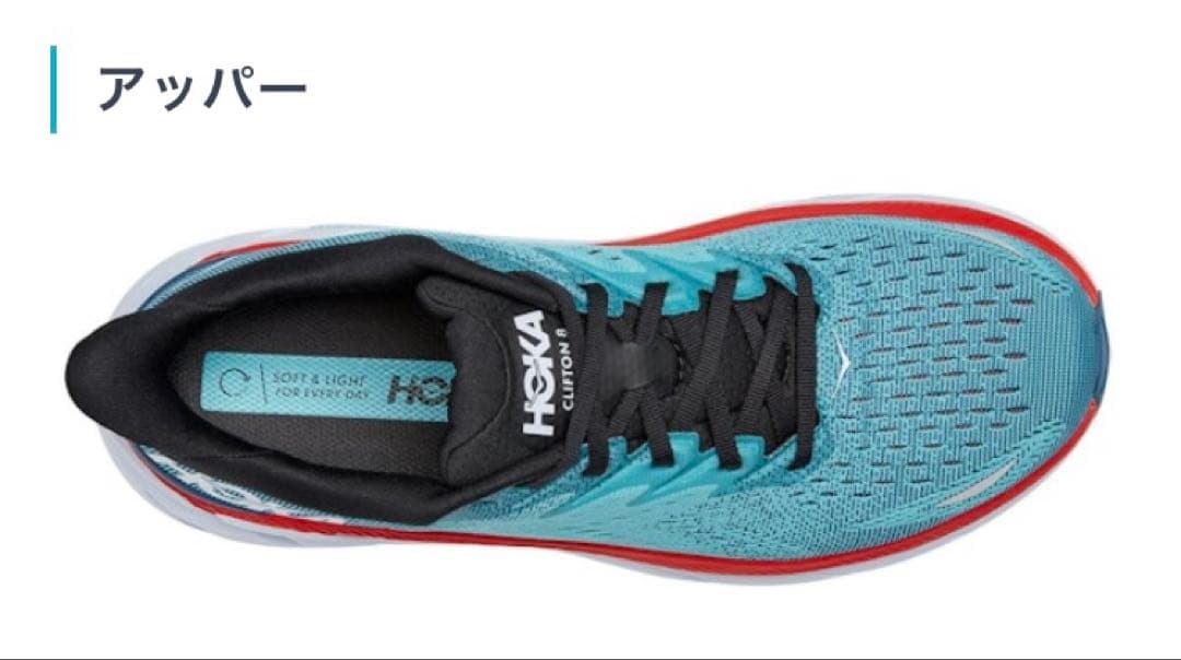 HOKA ONEONE M CLIFTON 8 セルリアンブルー