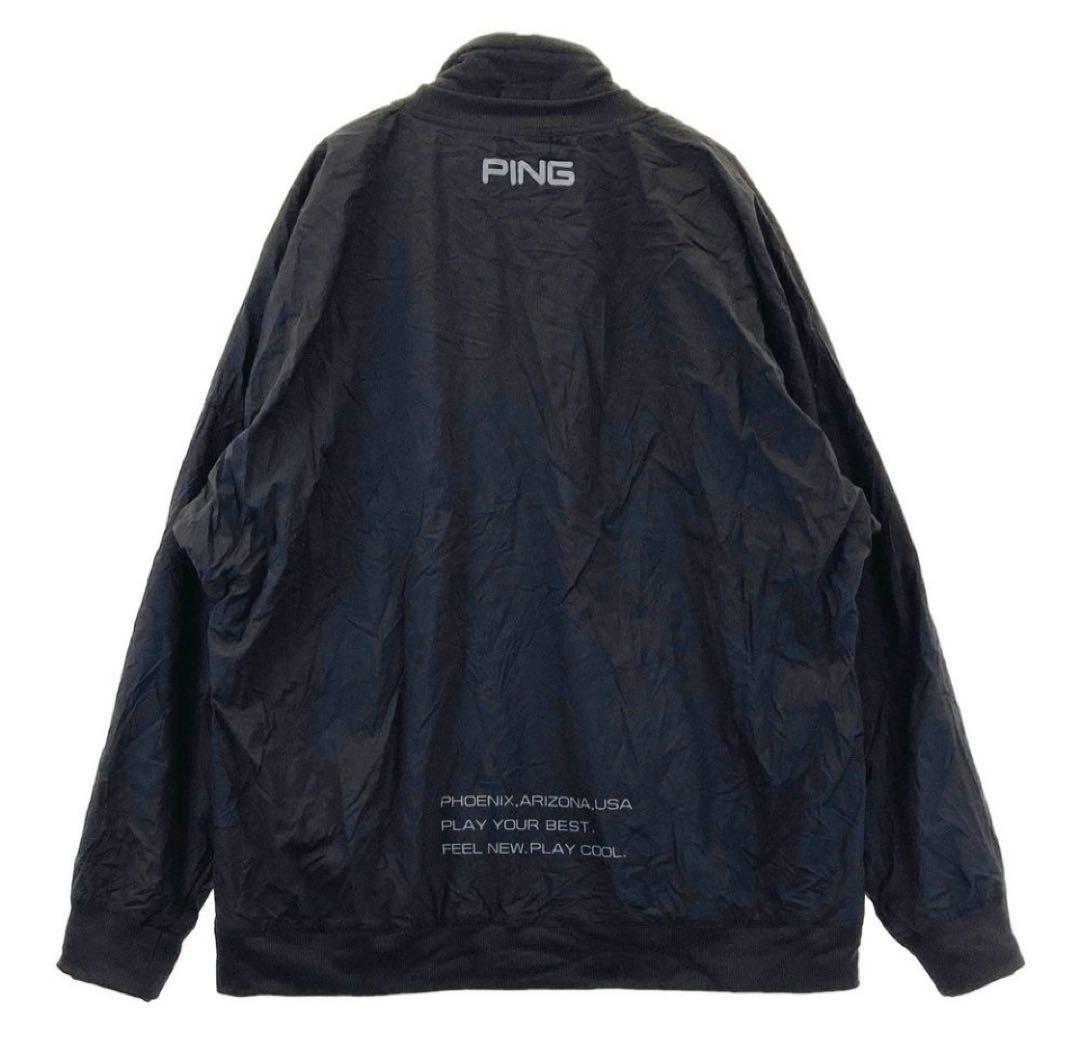 L 新品　PING ツインレイヤードアウター ブルゾン レディース　ブラック