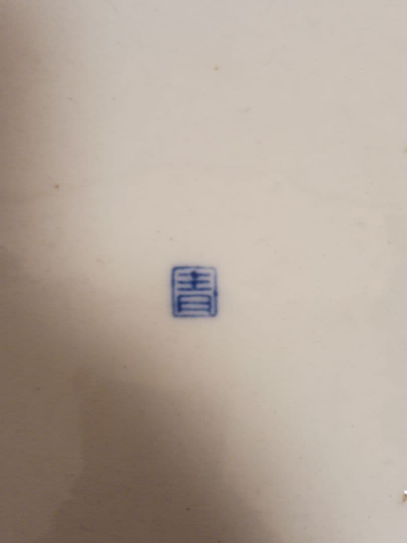 時代 染付皿 印判 金襴手 花鳥図 古伊万里 陶磁器