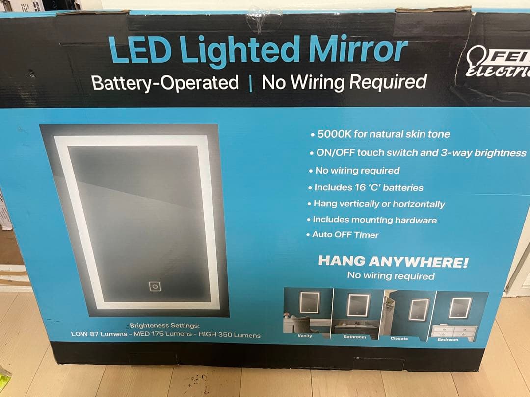 LED ライティングミラー
