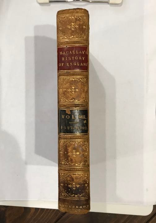 イギリス　アンティーク洋書•革製1697年〜1702年‼️
