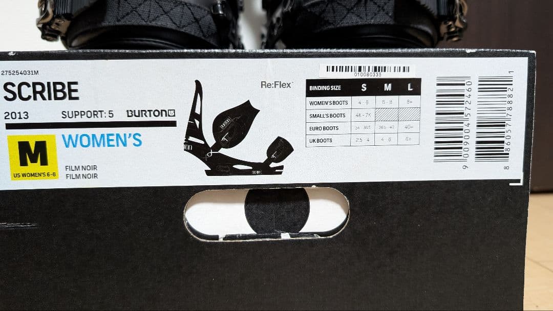 BURTON SCRIBE Mサイズ 女性用 ビンディング