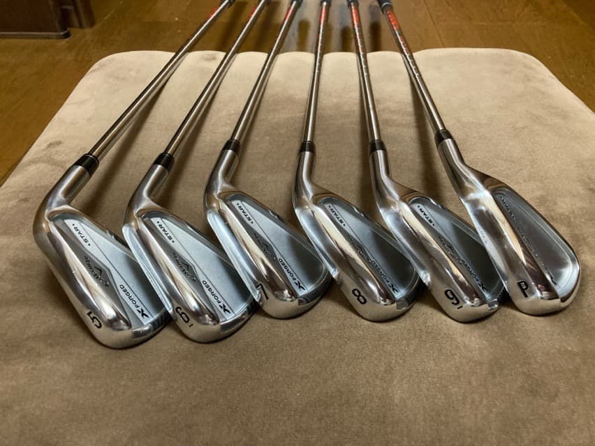 キャロウェイ X FORGED STAR 24 6本セット(#5-#9,PW)