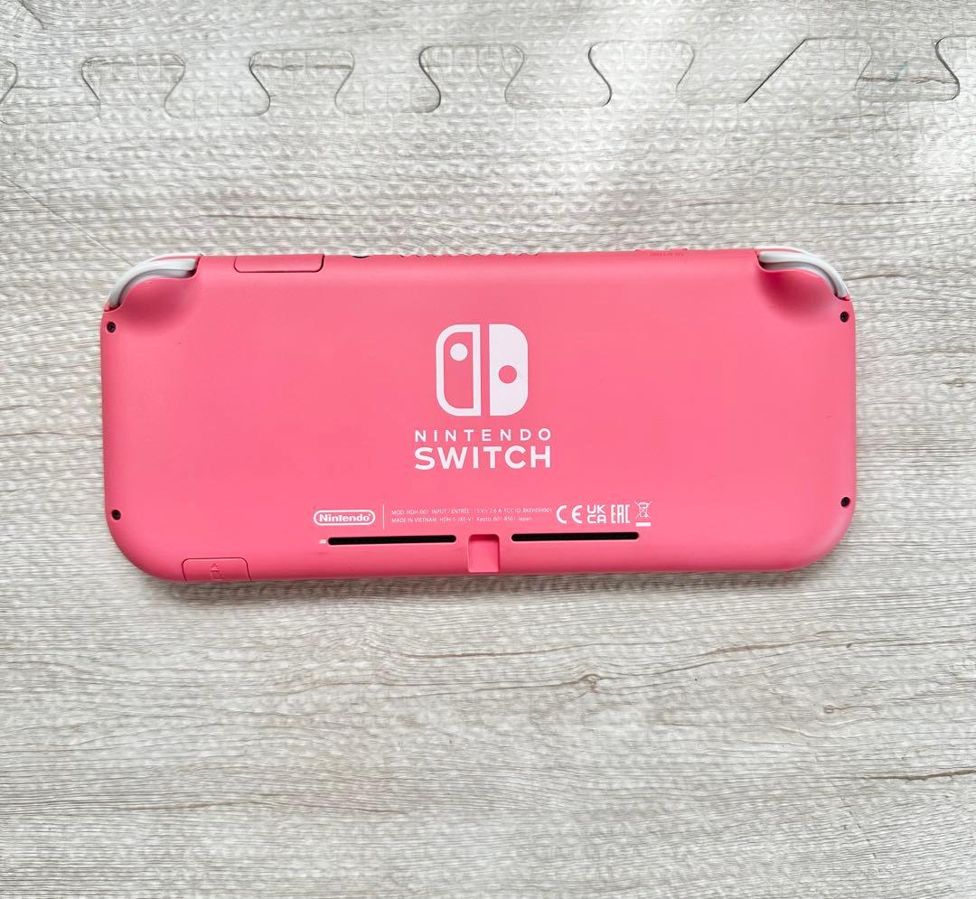 (超美品)Nintendo Switch Lite コーラル　本体　ケース付き