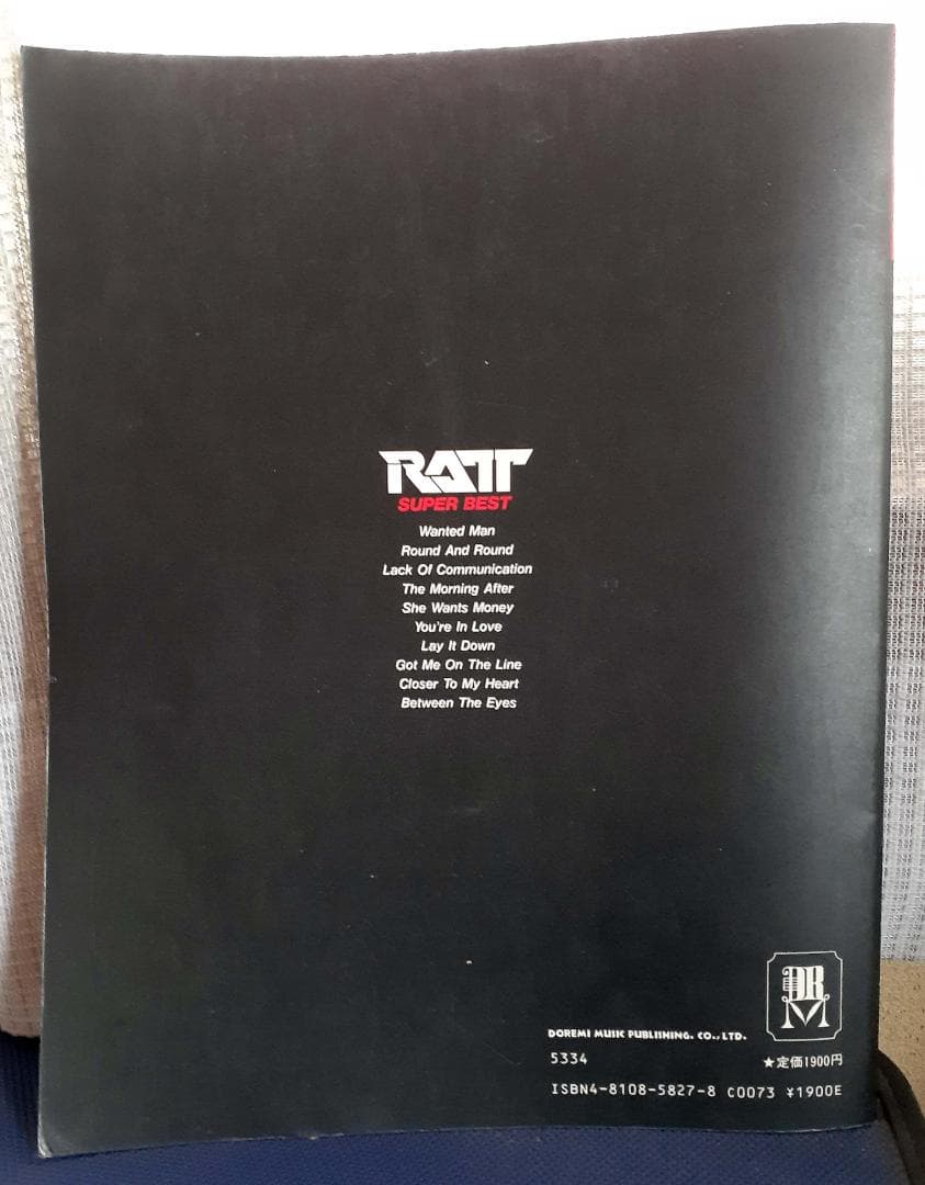 「RATT」SUPER BEST バンドスコア　ラット/スーパー・ベスト