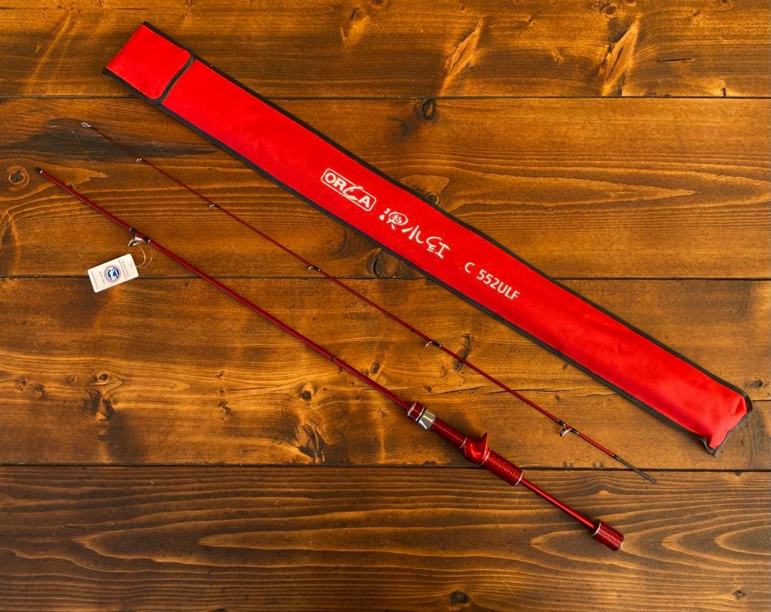 超軽量　カーボンロッド　アジングロッド　C552ULF 165cm ベイトロッド