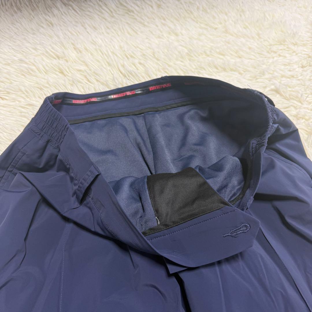 【ブリーフィングゴルフ】美品 ストレッチパンツ サマーパンツ ネイビー メンズ