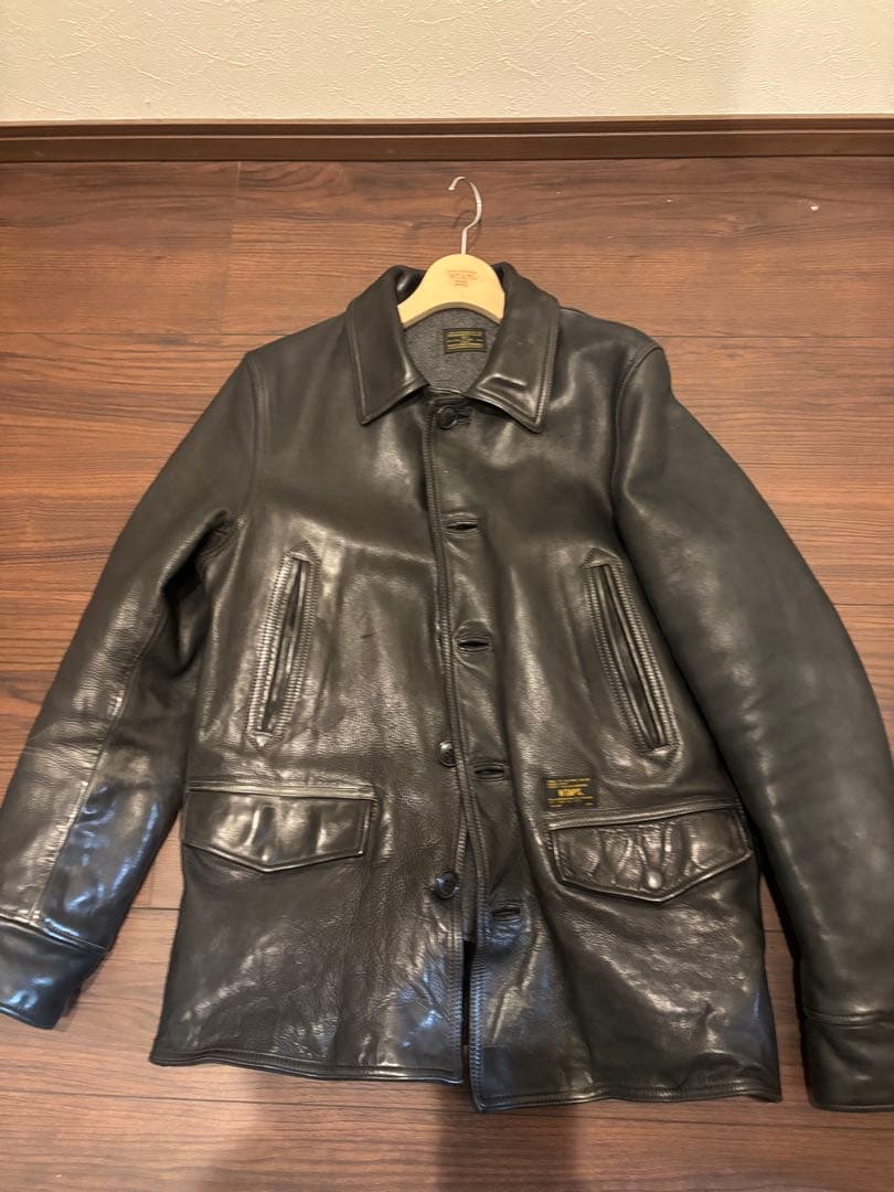 wtaps ホースハイドレザーカーコート定価21万　村上淳着用
