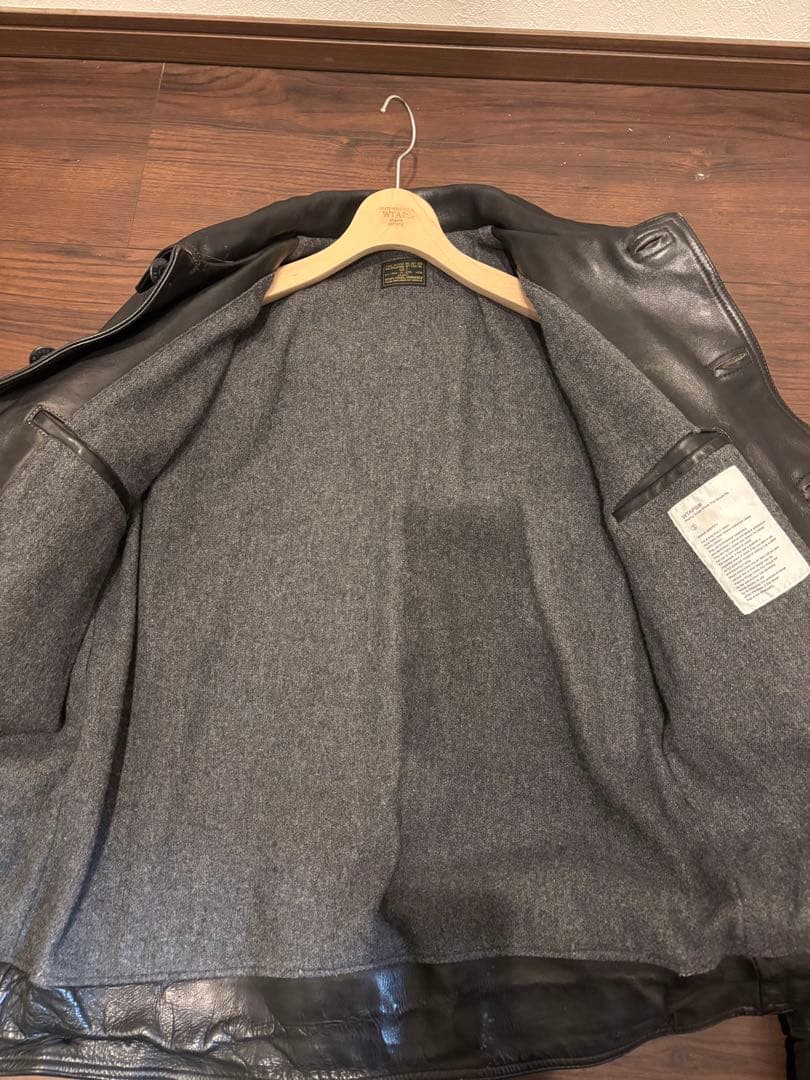 wtaps ホースハイドレザーカーコート定価21万　村上淳着用