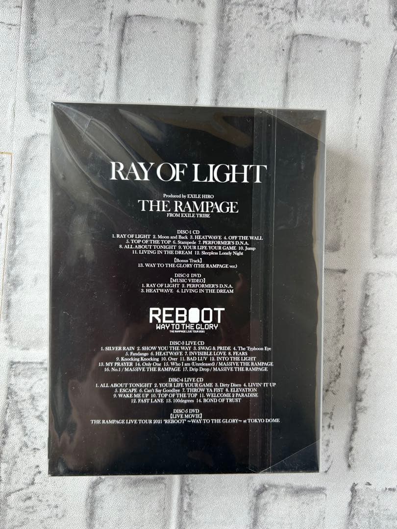 【新品未使用】☆RAY OF LIGHT THE RAMPAGE ☆CD+DVD