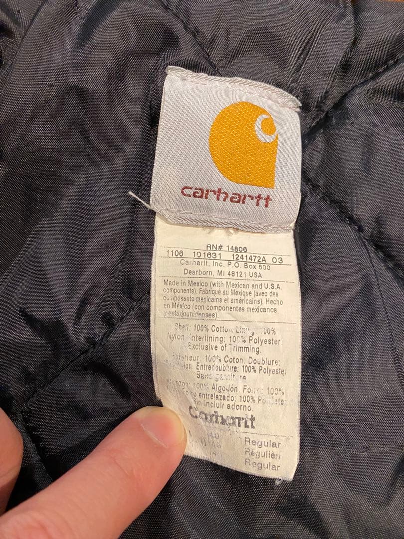 希少短丈シルエット　カーハート　carhartt トラディショナルジャケット