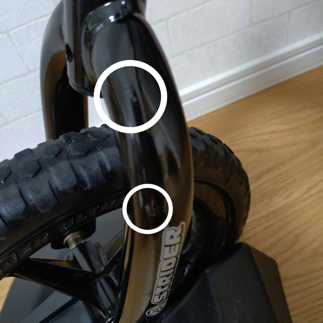 STRIDERスポーツ バランスバイク 赤 12インチと専用バイクスタンド