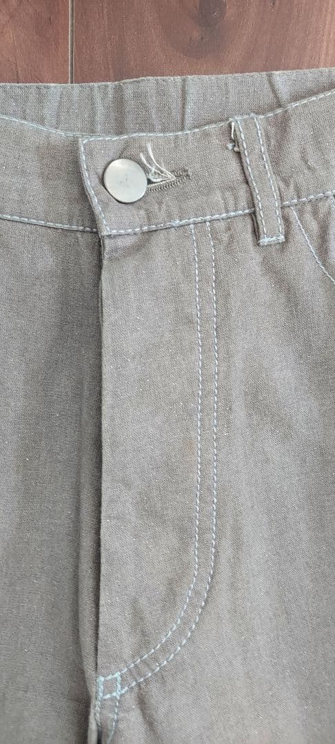 ANN DEMEULEMEESTER オリゾンティ期ラメ入素材パンツXS