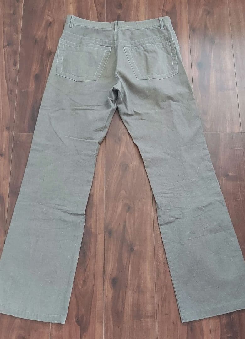 ANN DEMEULEMEESTER オリゾンティ期ラメ入素材パンツXS