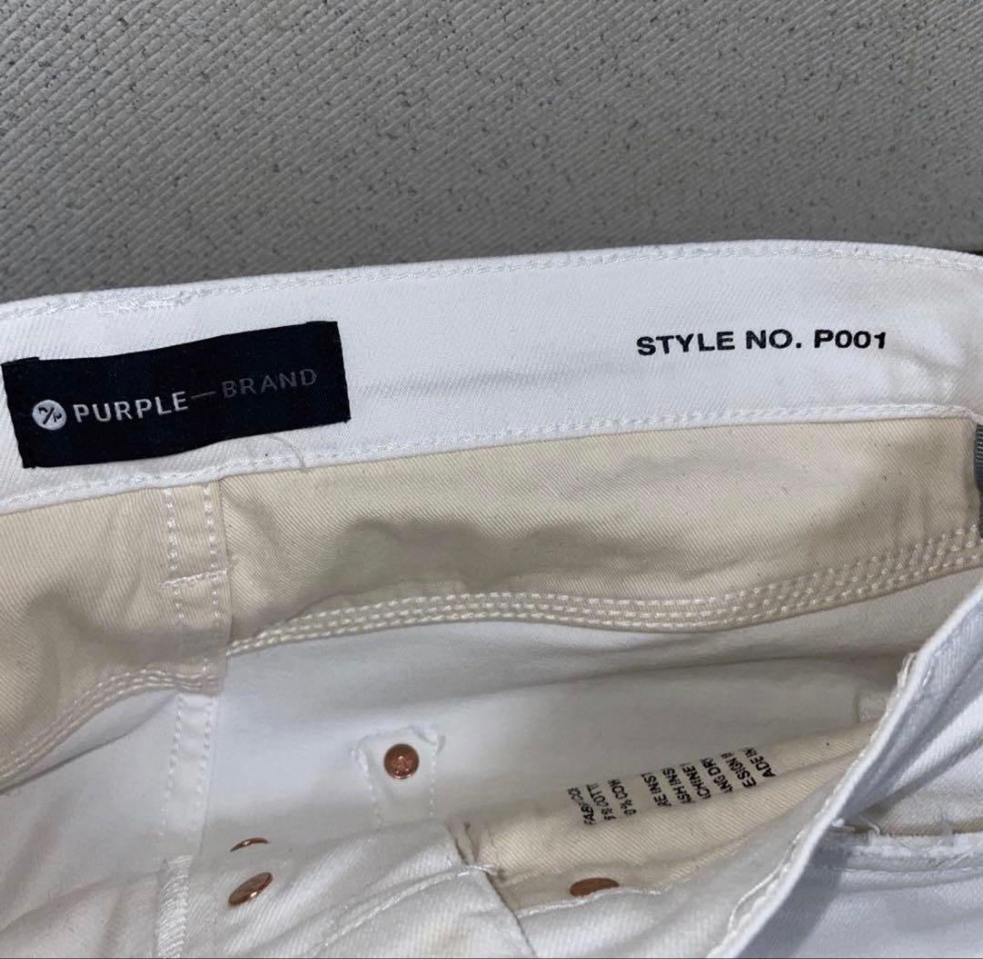 PURPLE BRAND White デニム 29 早く売りたいので値下げ⭕️