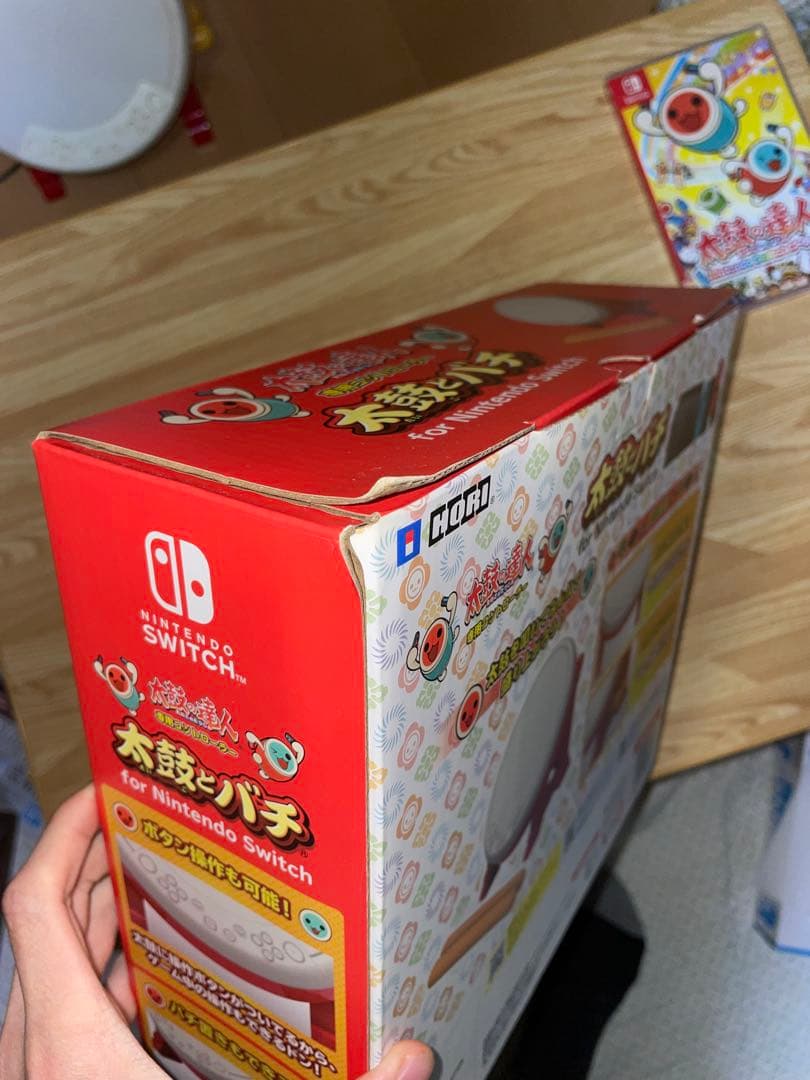 太鼓の達人Nintendo Switchば〜じょん！ソフト太鼓とバチ　セット