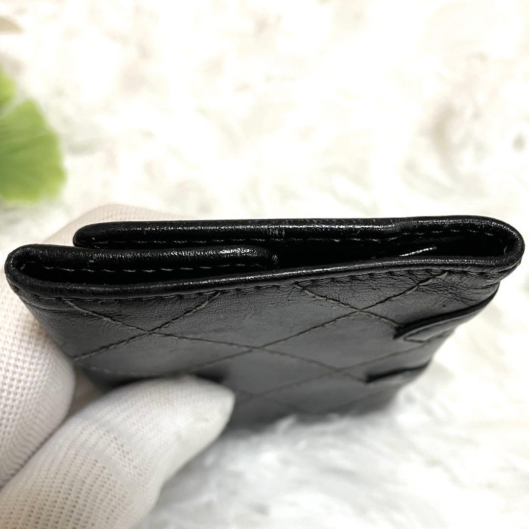 CHANELキーケース　ラムスキン　キルティング