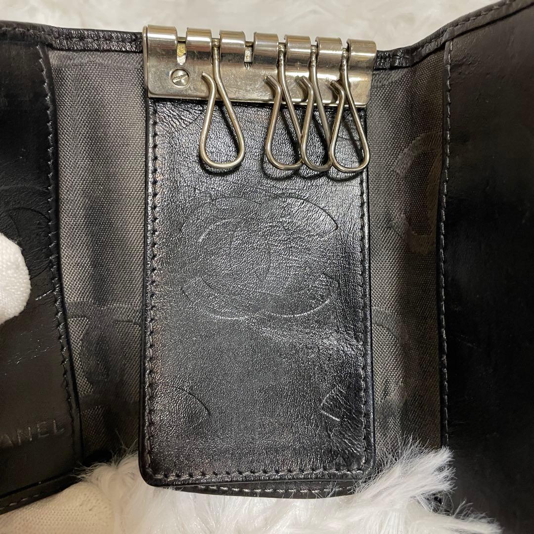 CHANELキーケース　ラムスキン　キルティング