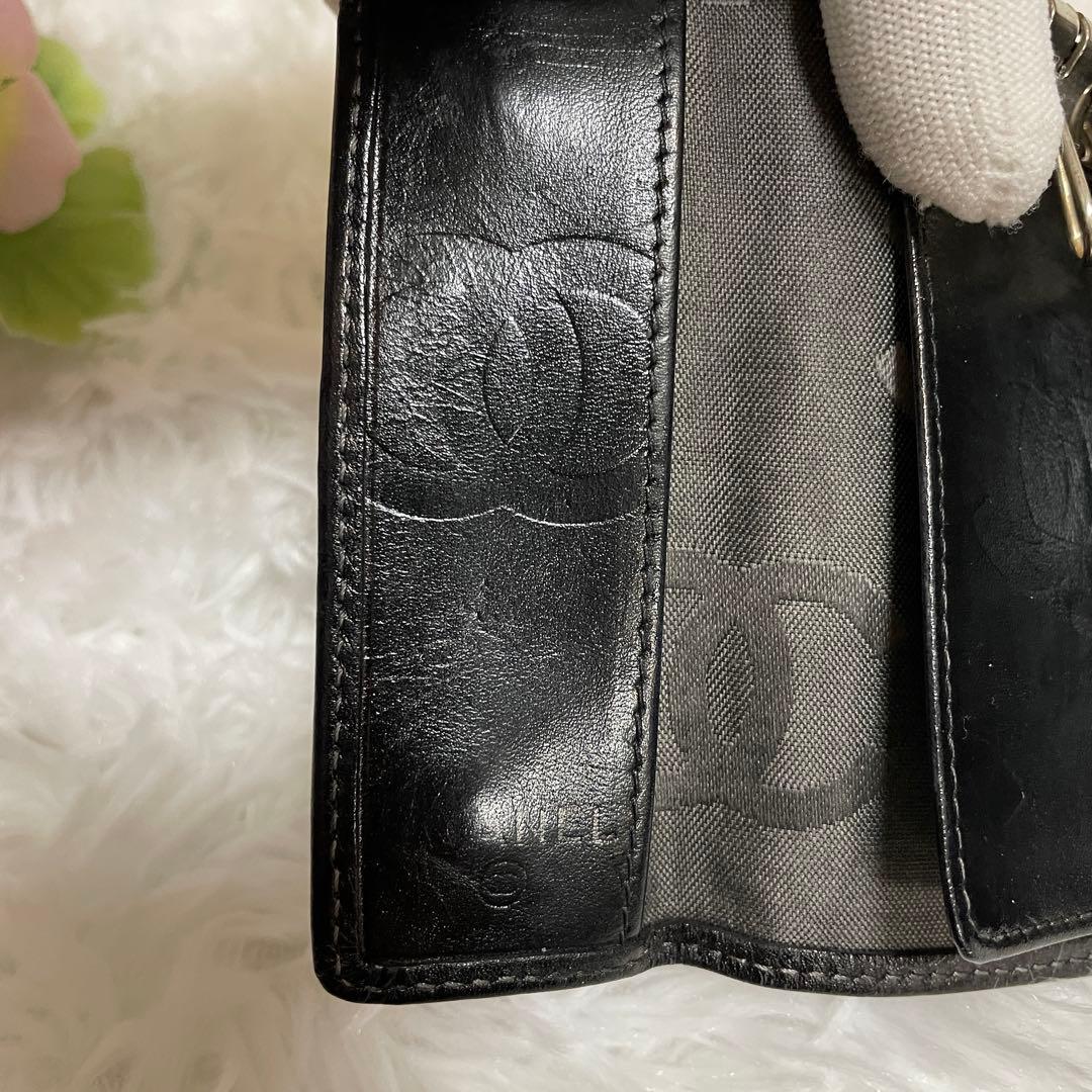 CHANELキーケース　ラムスキン　キルティング