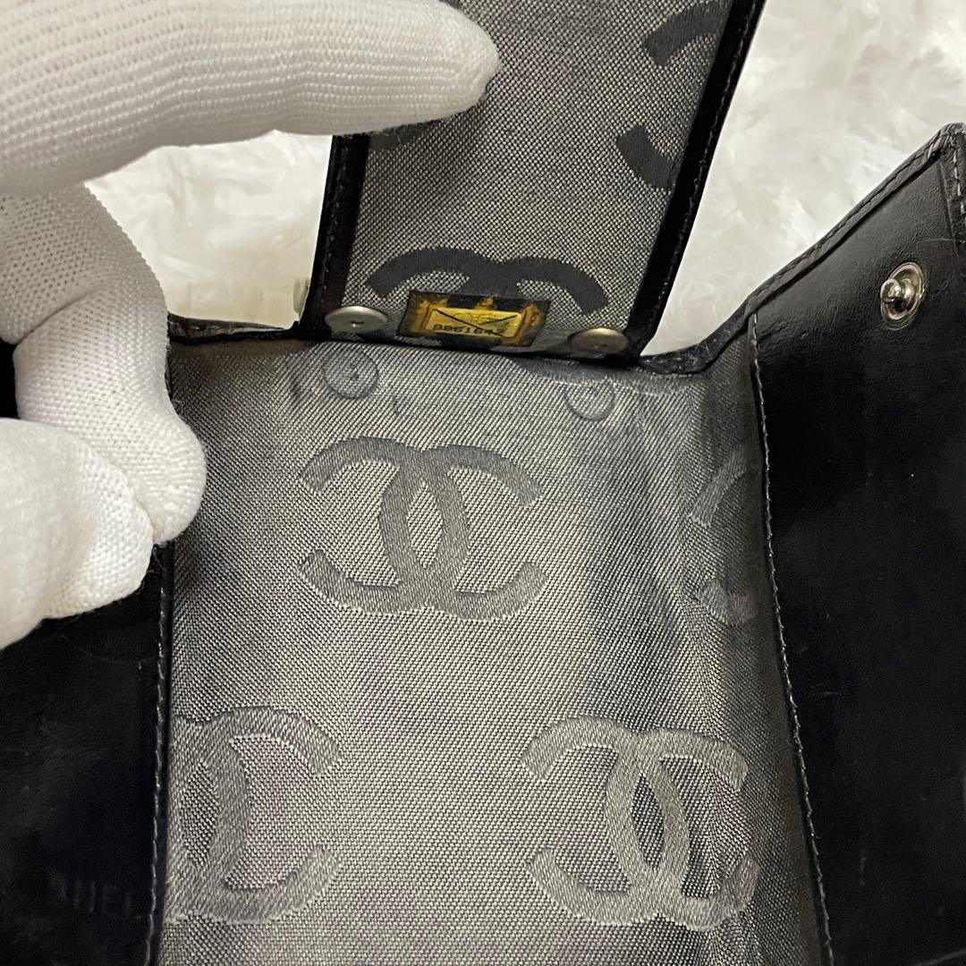 CHANELキーケース　ラムスキン　キルティング