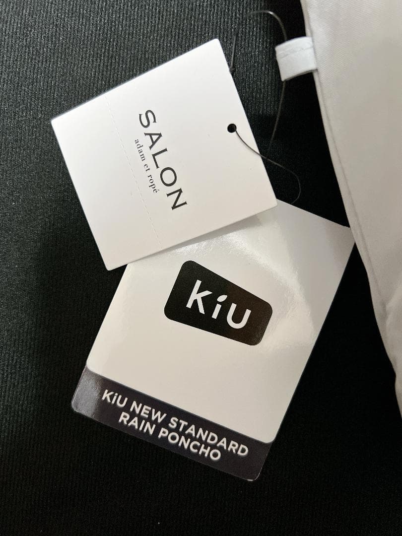 完売品 KiU for SALON ポーチ付き 別注レインポンチョ 試着のみ