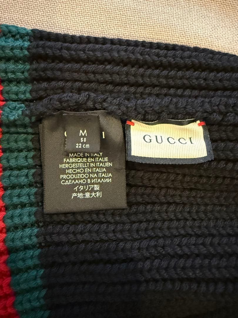 ニット帽　レディース　GUCCI 新品