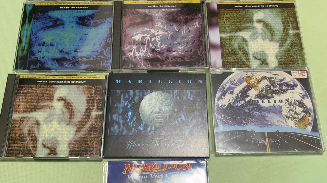 最終 Marillion CDシングル 19枚セットで！ マリリオン プログレ
