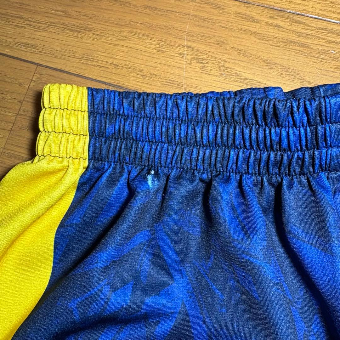 DESCENTE バレー パンツ 練習着 紺 ネイビー イエロー L 大学バレー