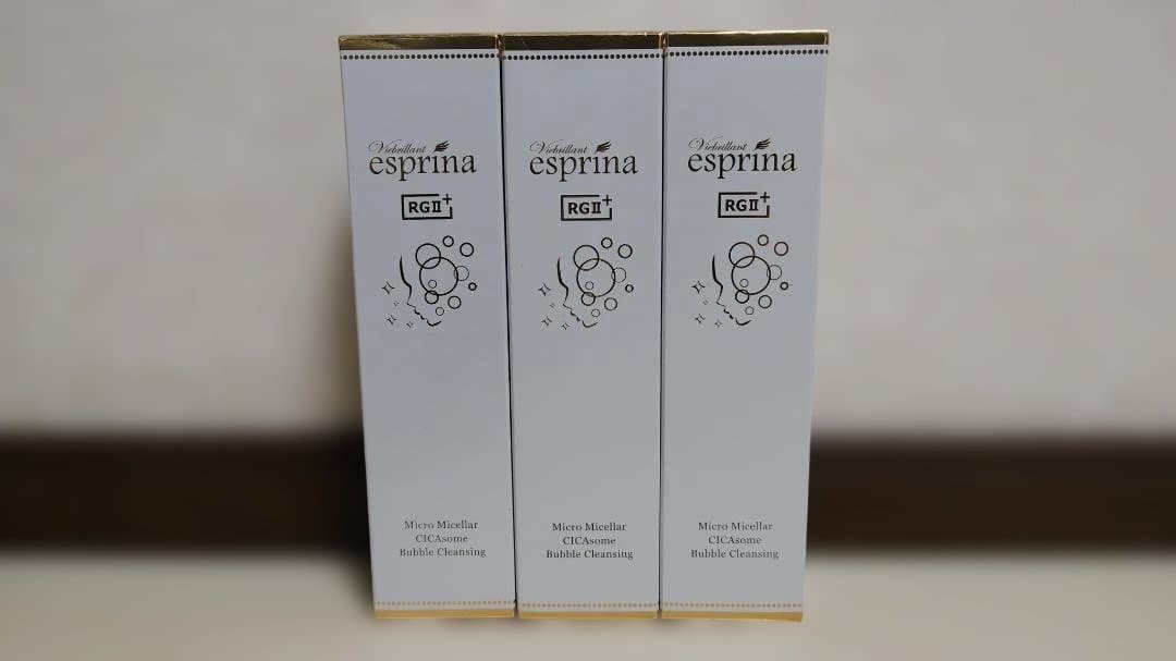ヴィブリアン エスプリーナ RGⅡ+ 200ml×3 CICA 濃密炭酸泡 洗顔