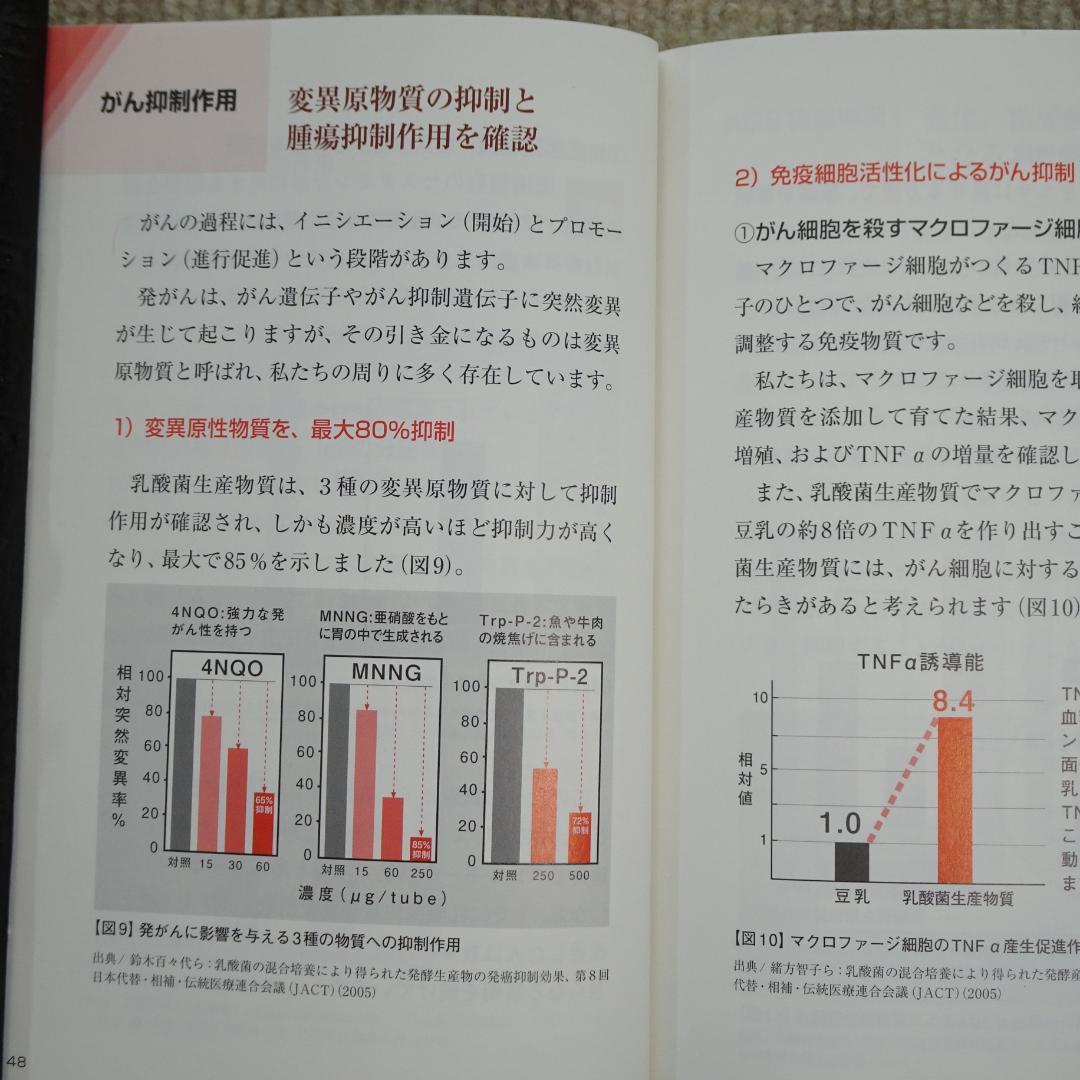 ① 書籍内容が凄い、「乳酸菌生産物質」現品付、多々考え方もお勧めです。