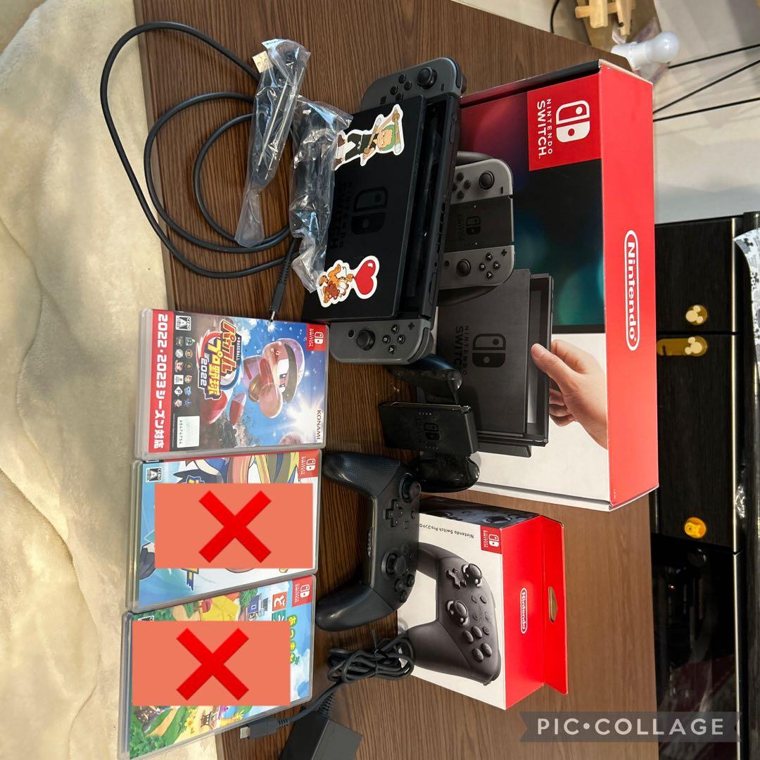 (値引き交渉⭕️）Nintendo Switch 本体とゲームソフト4本付き