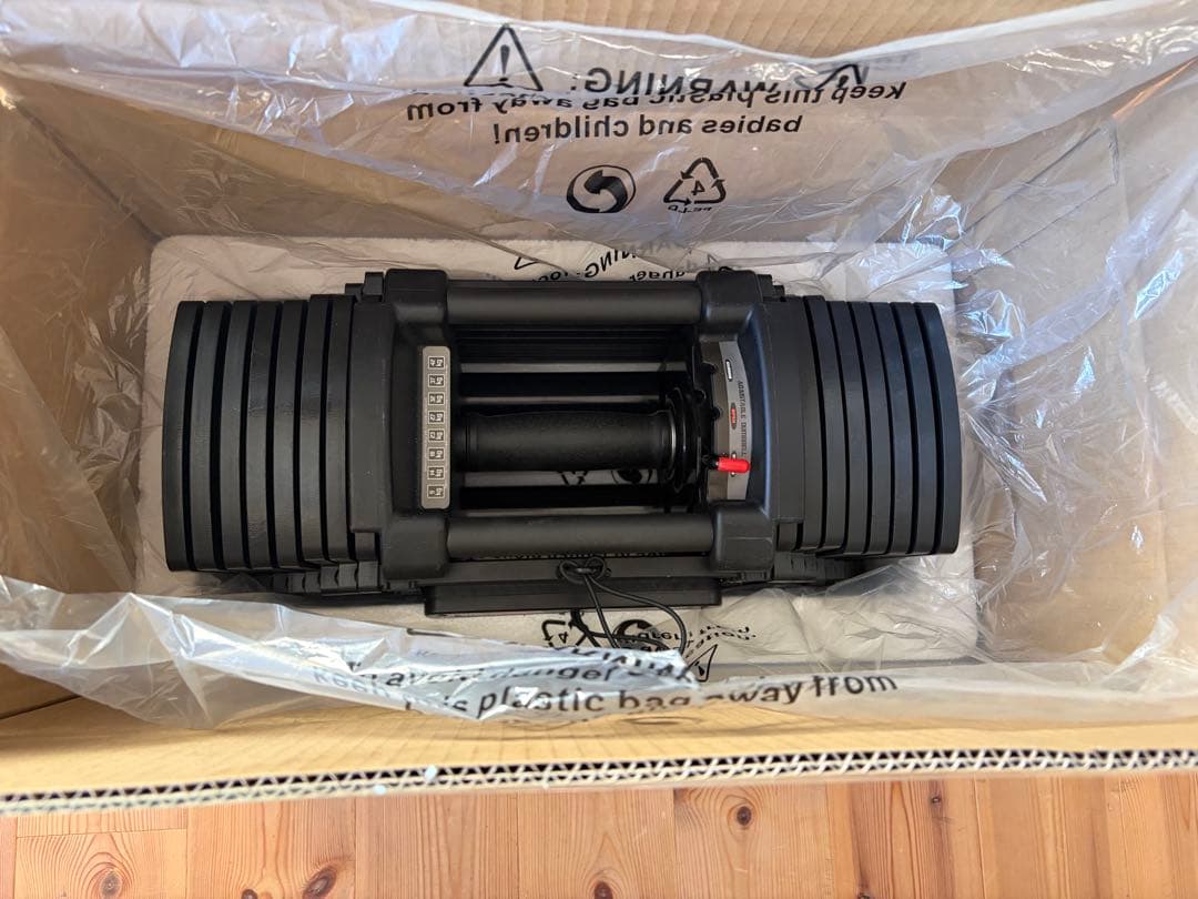 [ほぼ新品]TOP FILM ブロックダンベル 可変式ダンベル42kg①
