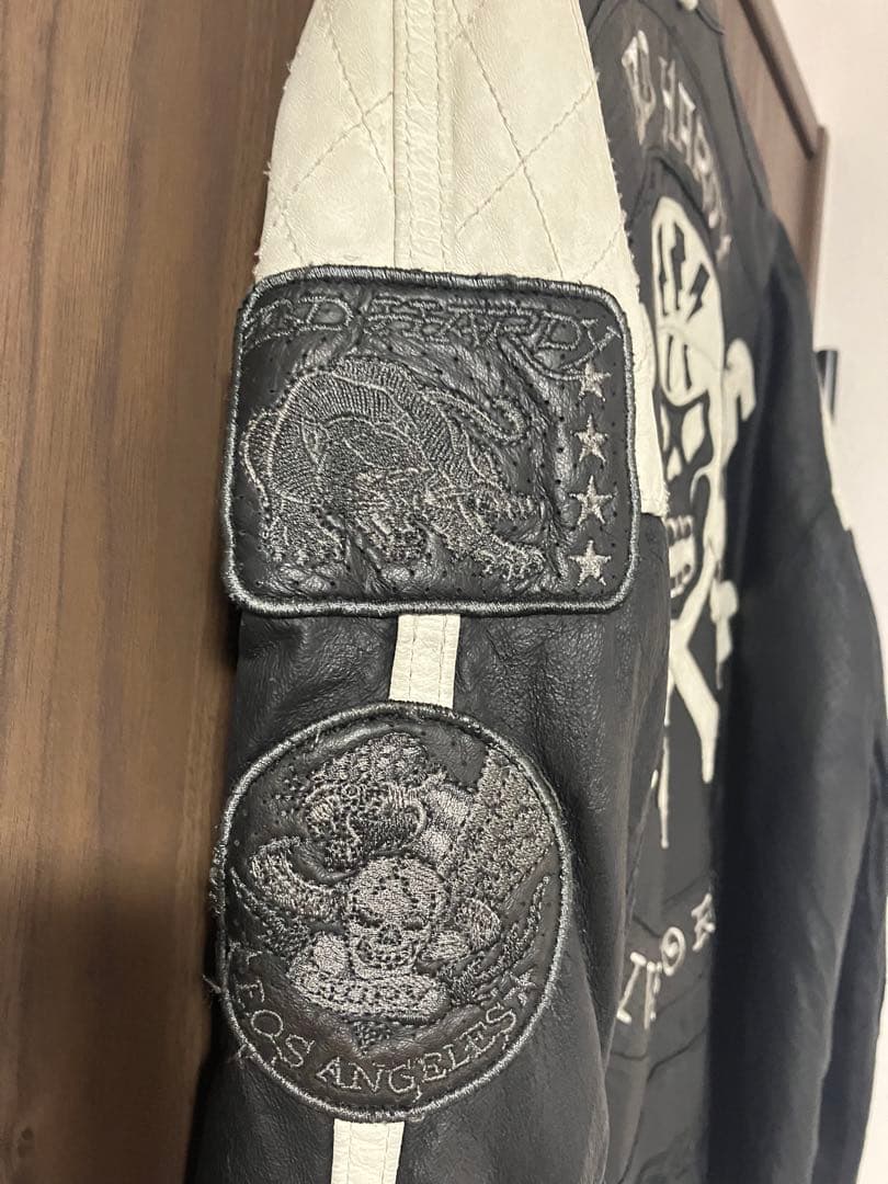 一月中限定値下げ！ED HARDY ライダースジャケット