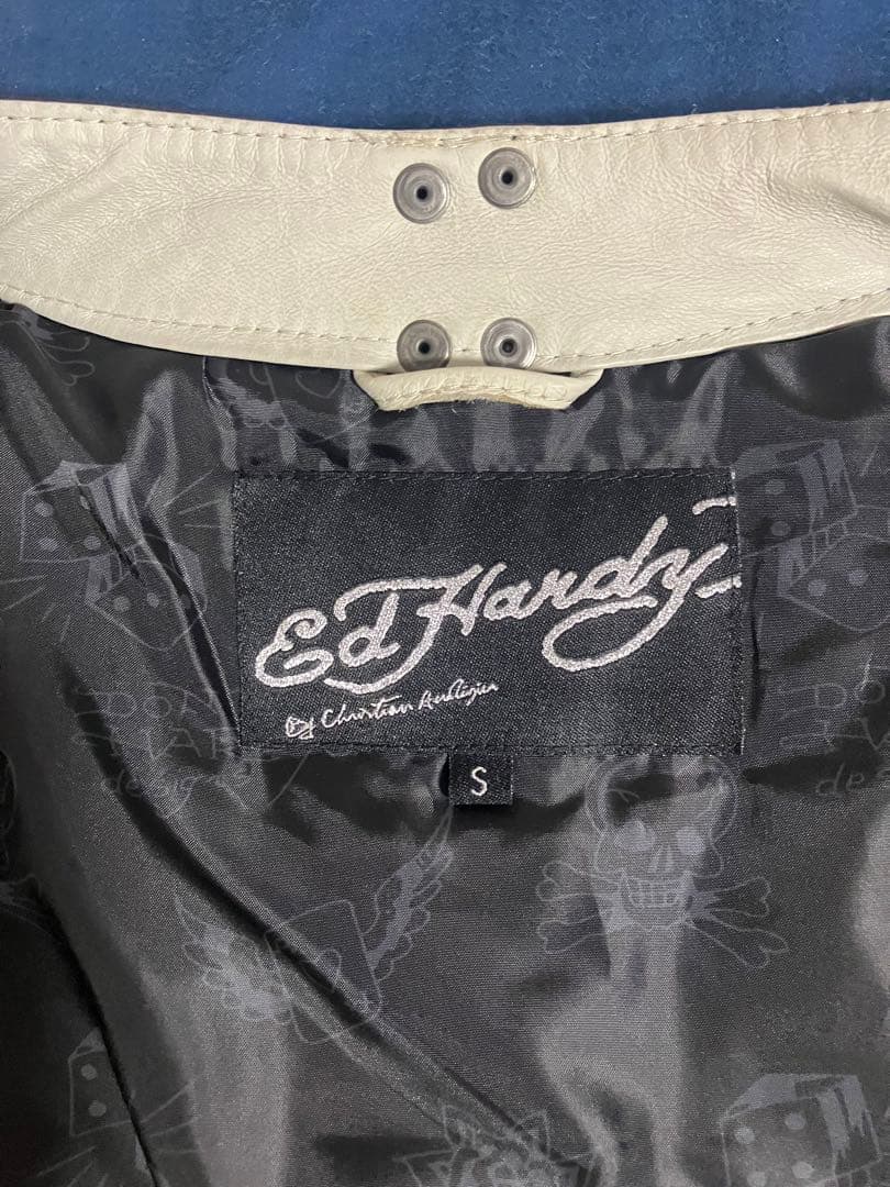 一月中限定値下げ！ED HARDY ライダースジャケット