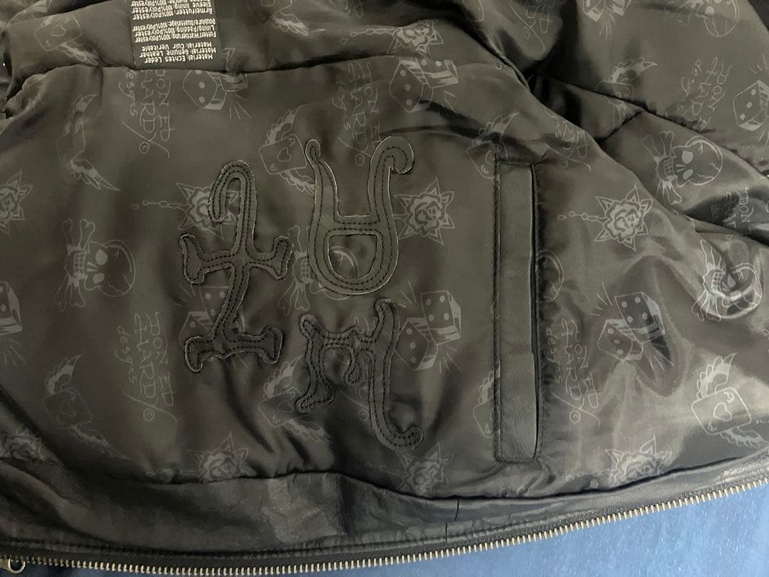 一月中限定値下げ！ED HARDY ライダースジャケット