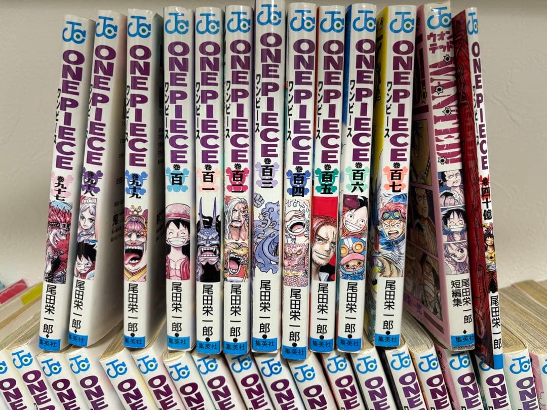 ワンピース　単行本　1〜107巻　ウォンテッド