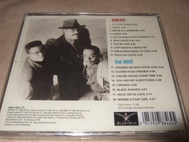 SURFACE,新品未開封,R&B,SOUL,ソウル,2on1仕様盤