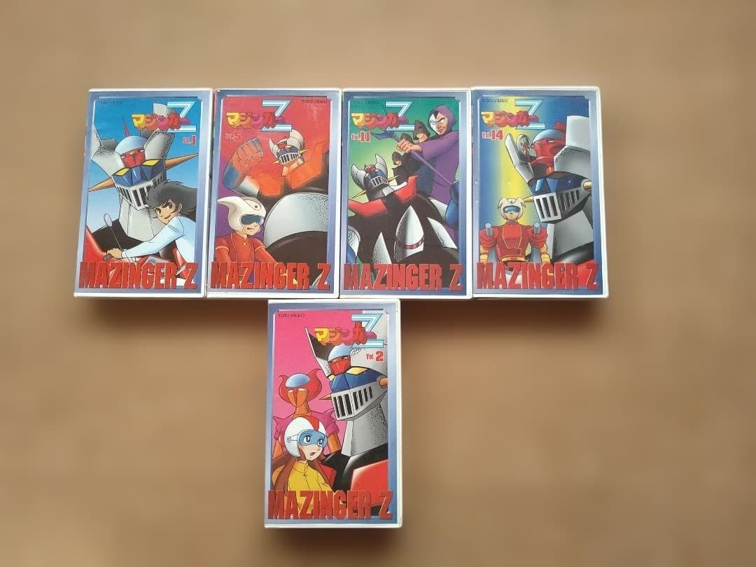 E*a様 マジンガーZ (Mazinger Z) VHS ビデオテープ　14本セ