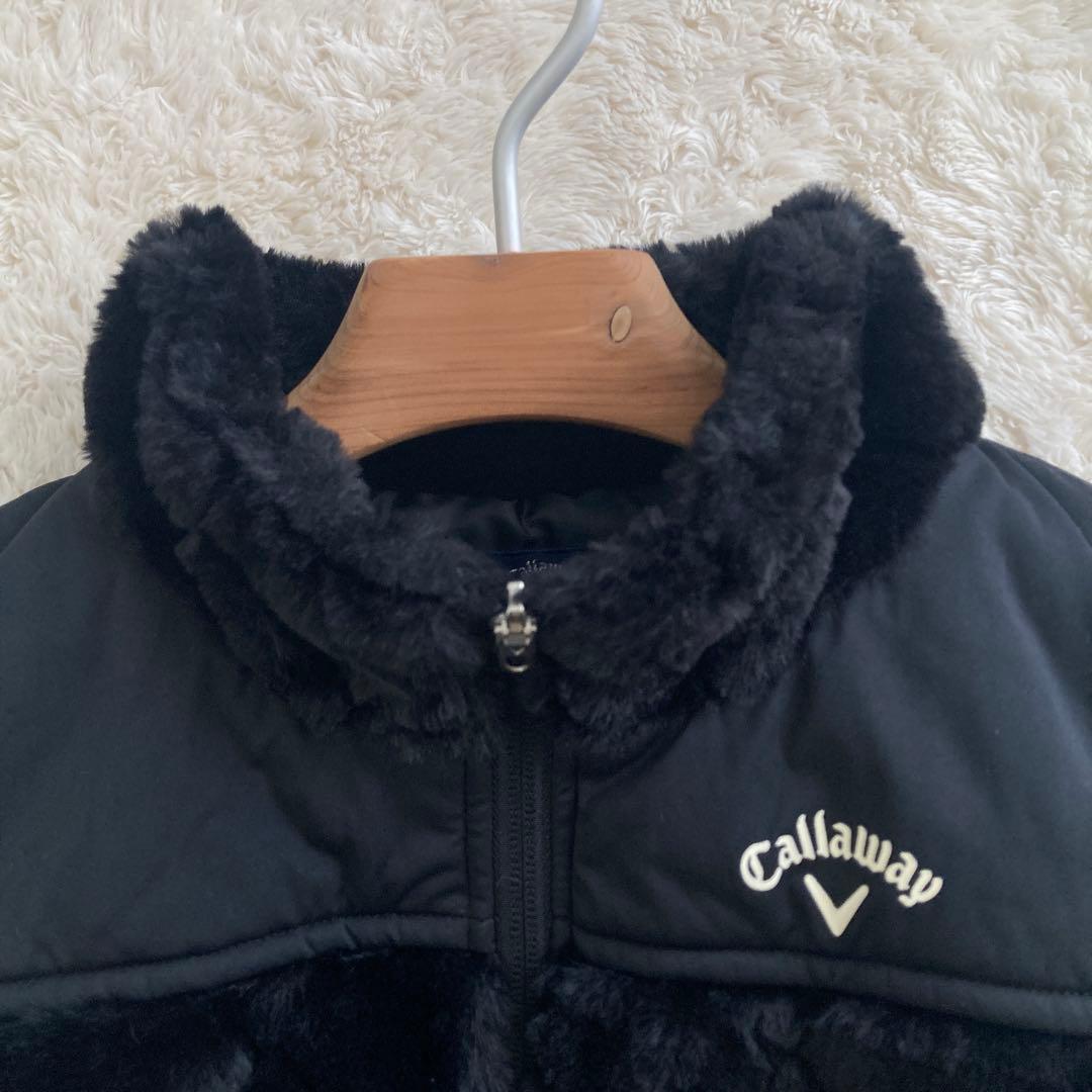 【naoさん専用】美品！Callaway 中綿　モックネック　ファーベスト　ブラ