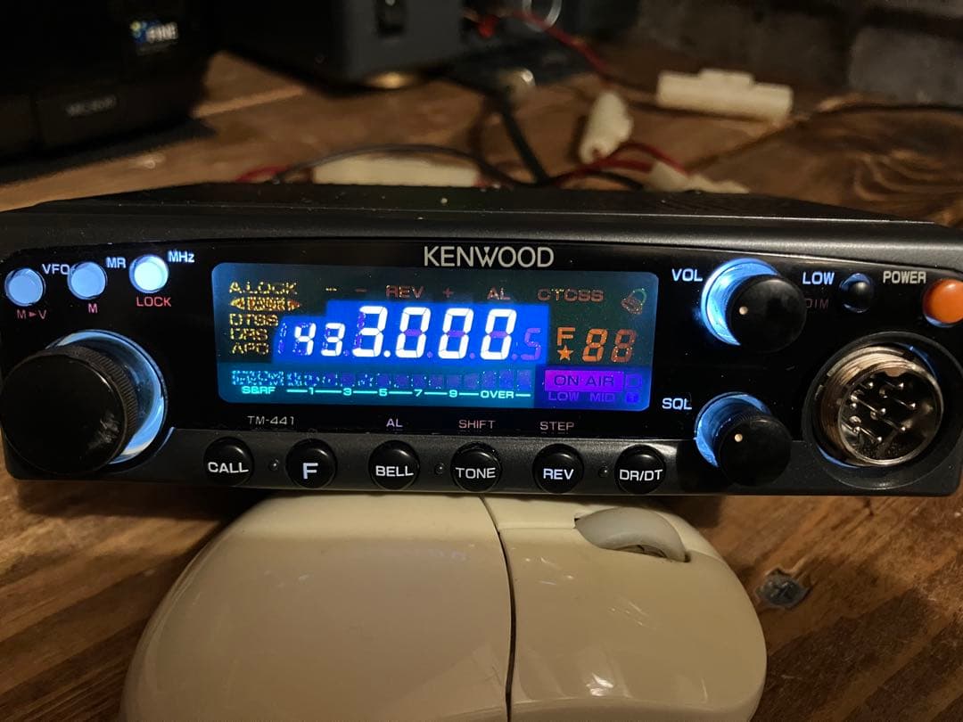 ケンウッド製　TM-441 433Mhz 10w モービル機　中古品