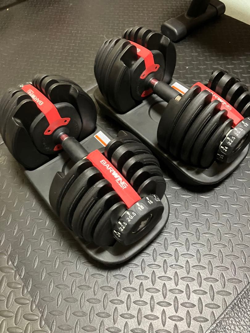 改良モデル可変式ダンベル24kg2個セット お引き取り限定 船橋市